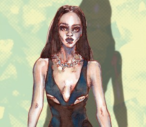 fashion illustration Versace